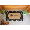 RugSmith Natural Moulded Rubber Welcome Irongate Doormat - 3 of 4