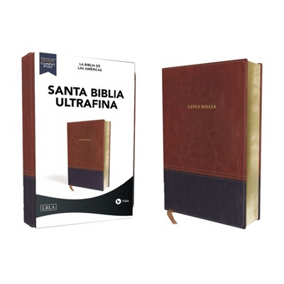 Lbla Santa Biblia Ultrafina, Leathersoft, Café - by  La Biblia de Las Américas Lbla (Leather Bound)