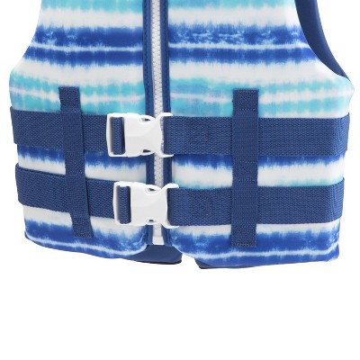 Speedo Youth Life Jacket Vest - Blue Tie-Dye_1