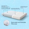 Vipbear Ultra Thin Pillow Stomach Sleeping Slim Pillow for Side Back Stomach Sleepers, Gel Infused Memory Foam Pillow with Two-Sided Pillow - 4 of 4