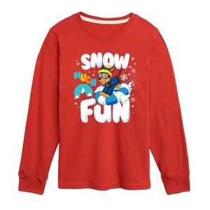 Boys' - Paw Patrol - Snow Much Fun Long Sleeve Graphic T-Shirt - 1 of 4