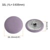 Unique Bargains Round Metal Sewing Cloth Covered Button 10 Pcs - 2 of 4