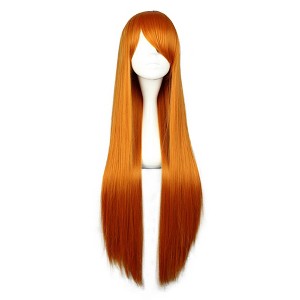 Unique Bargains Women's Long Hair Wigs 31" with Wig Cap Long Hair - 1 of 4