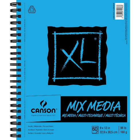 Canson Mixed Media Spiralbound Sketchbook Review  Illustrations, Sketches,  and Art Supply Reviews
