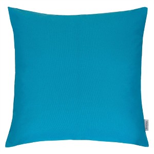 Tramull Rainforest Solid Pillow Cover 20x20 Inch, Indoor/Outdoor Water Resistant Decorative Pillow, Solarium Polyester - 1 of 4