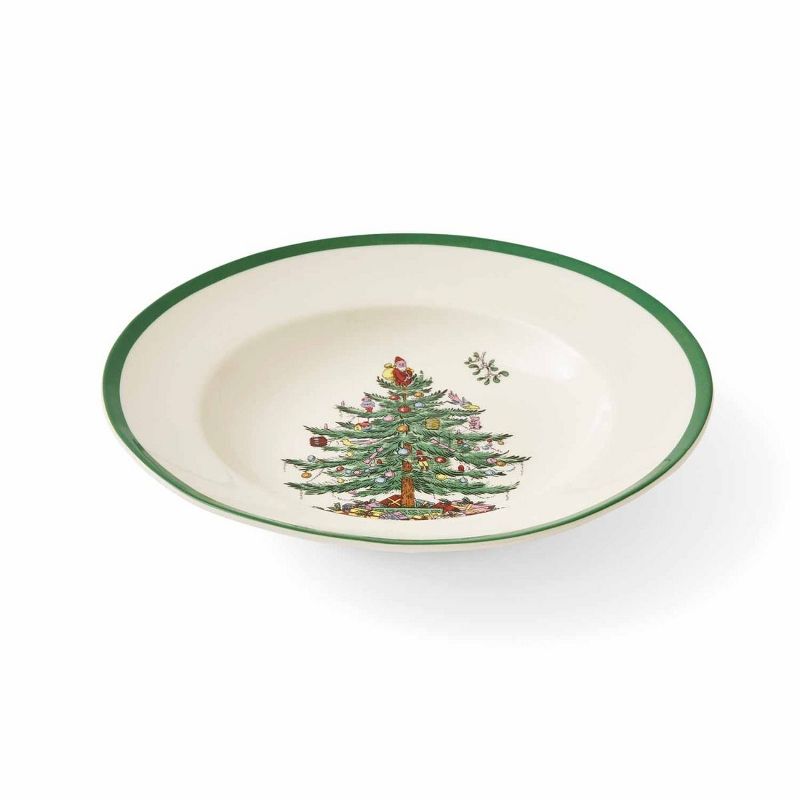 Spode Christmas Tree Soup Plates, Set of 4 - 9 Inch, 4 of 8