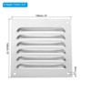 Unique Bargains Stainless Steel Screen Mesh Rust-proof Wall Ceiling Vent Cover - 2 of 4