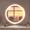 ONWITH 19" Vanity Makeup Mirror with 3 Colors Lights Dimmable LED Mirror - 4 of 4