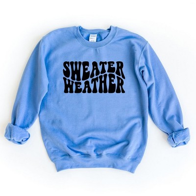 Simply Sage Market Women's Graphic Sweatshirt Sweater Weather Wavy