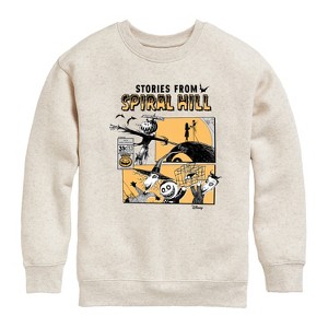 Boys' - Disney - The Nightmare Before Christmas Graphic Long Sleeve Fleece Sweatshirt - 1 of 4