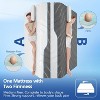 Dyonery Firm Flippable Mattress 8-14 Inch Medium Firm-Extra Firm Memory Foam Mattress for Back Pain, Dual Sides Use,CertiPUR-US Certified - 2 of 4