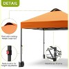 10x10 Pop Up Canopy with Sidewalls, Portable Outdoor Canopy with One Push Setup, Easy Set-Up Waterproof Pop Up Tent for Outdoor Party - 4 of 4