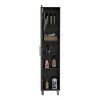 Vynxaria Laska Storage Cabinet with Single Door and Broom Hangers - 2 of 4