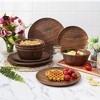 Nebula Vortex Wood Grain Pattern Dinnerware Collection - 2 of 3