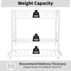 NicBex Twin/Twin Sturdy Metal Bunk Beds with Optional Trundle,Ladder&Full Length Guardrails,Heavy Duty Bunkbeds for Teens&Adults,350lbs Max - 4 of 4