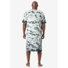KingSize Men's Big & Tall Short-Sleeve Jersey Henley Nightshirt - 3 of 4