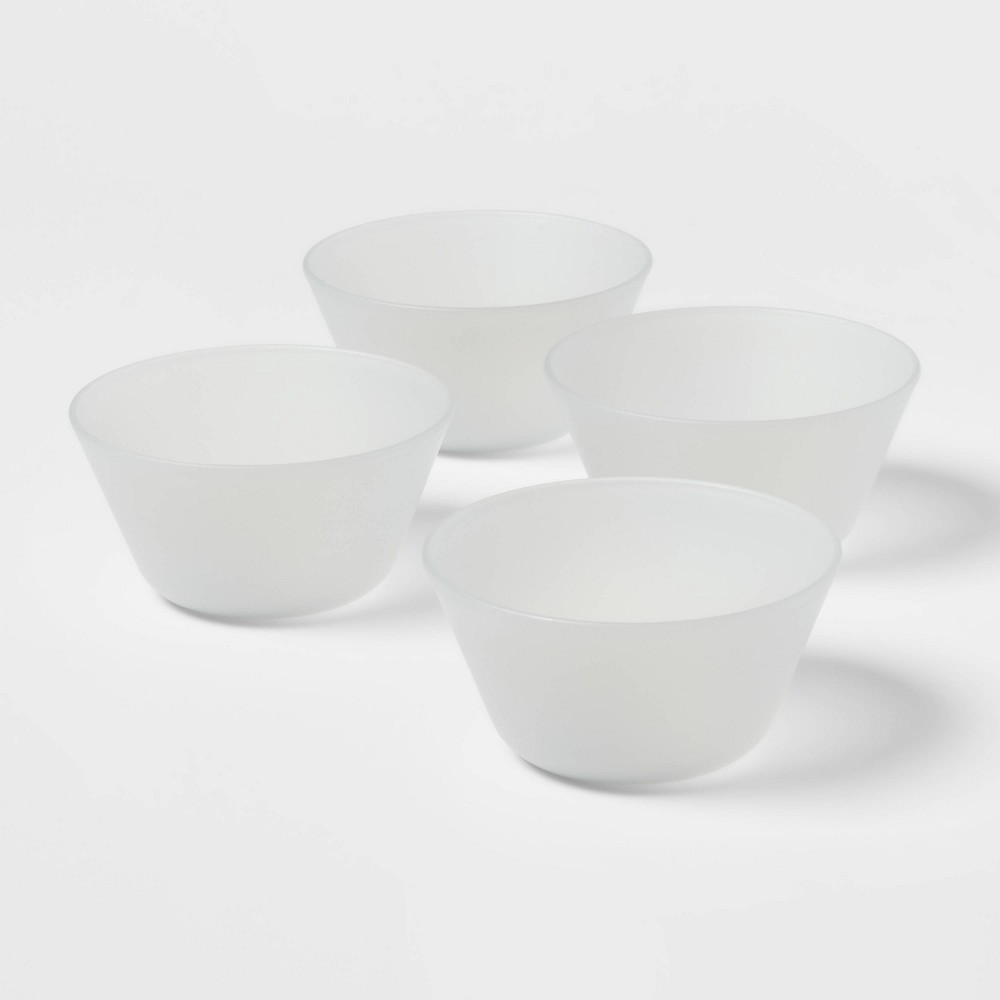 7oz 16pk Plastic Mini Bowls Jet Gray - Room Essentials™