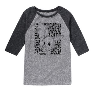 Boys' - Pokémon - Pokedex Pikachu Raglan Graphic T-Shirt - 1 of 4