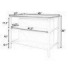 Rustic Storage Kitchen and Dining Cabinets,Buffet Sideboard Cabinet Credenza Cabinet with Sturdy Wooden Legs,Living Room,Kitchen-Tanpinhause - 4 of 4