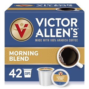 Victor Allen's Coffee Morning Blend Single Serve Coffee Pods, 42ct - 1 of 4