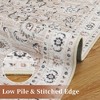 Boho Rustic Area Rugs for Living Room Washable Rug Floral Bedroom Decor Rug - 4 of 4