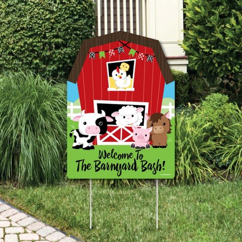 Big Dot of Happiness Red Carpet Hollywood - Party Decorations - Movie Night  Party Welcome Yard Sign