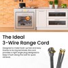 GoGreen Power (GG-27004) 4' 3 Wire Range Cord, 30 Amp - 4 of 4