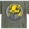 Men's - Transformers - Bumblebee Badge- Adult Short Sleeve T-Shirt Short Sleeve Graphic T-Shirt - 2 of 4