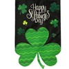 Briarwood Lane St. Patricks Day Burlap House Flag 40x28 For Outdoor Shamrock For St. Patricks Day House Flag - 3 of 4
