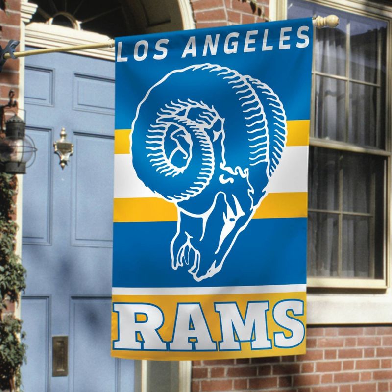 NFL Los Angeles Rams 28&#34;x40&#34; Retro Banner Flag, 2 of 4