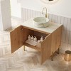 GDFStudio Pochelon Bathroom Vanity with White Ceramic Basin - 2 of 4