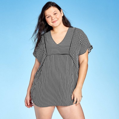 target blue striped dress