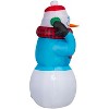 Gemmy Animated Christmas Inflatable Super Chill Snowman, 6 ft Tall, Multi - 3 of 4