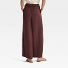 Women's High-Rise Modern Gauze Pull-On Pants - A New Day™ - 2 of 3
