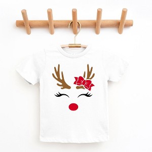 The Juniper Shop Reindeer Girl Youth Short Sleeve Tee - 1 of 2