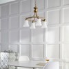 Quorum Lighting Rossington 4-Light Nook Pendant, Aged Brass, 21W x 18H, Dry Rated - 2 of 3