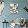 22" x 28" Topaz Garden II by Carol Robinson Unframed Wall Canvas - Masterpiece Art Gallery: Modern Botanical Artwork for Bedroom - 4 of 4