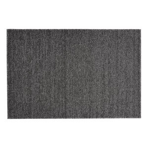 Chilewich Door Mat 18 in. W X 28 in. L Heathered Vinyl, Charcoal/Gray - 1 of 1