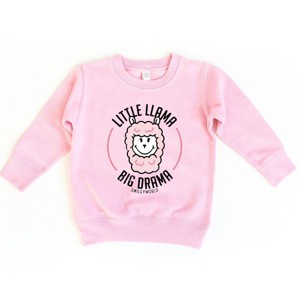 The Juniper Shop SmileyWorld Little Llama Big Drama Toddler Sweatshirt - 1 of 4