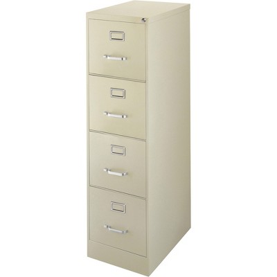 Lorell Vertical File 22" Deep Comm 4-Dwr 15"x22"x52" PY 42293