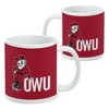 Ohio Wesleyan University Primary Logo Ceramic Coffee Mug Novelty Gift Mugs for Coffee Tea and Hot Drinks 11oz White - 2 of 4