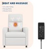 GustoWave PU Leather Recliner Sofa with Massage and Heat, Home Theater Seating, High-Density Sponge, Recliners Armchair for Living Room - 4 of 4