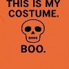 Rerun Island Men This Is My Costume Boo Skull Short Sleeve Graphic Cotton T-Shirt - 2 of 4