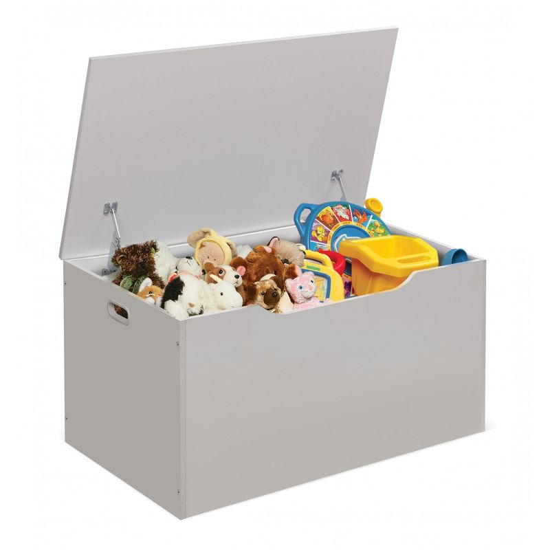 Badger Basket Woodgrain Flat Bench Top Toy and Storage Box, 3 of 9