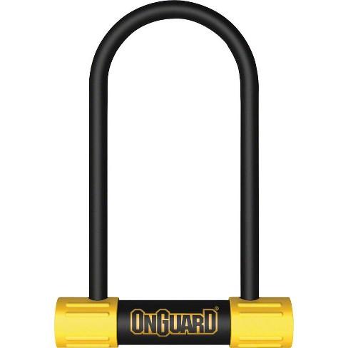 Onguard Bulldog Series U lock 3.5 X 7 Black yellow Target