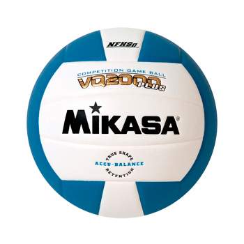 Mikasa VQ2000 Plus NFHS Volleyball, Size 5, Royal Blue/White