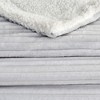Ribbed Texture Reversible Bed Blanket - Great Bay Home - 3 of 4