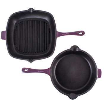 13 Piece Dark Purple Cookware Set - Subsets Available!