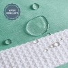 LunaLulinlk Waffle Shower Curtains, Stripe Spa - 3 of 4