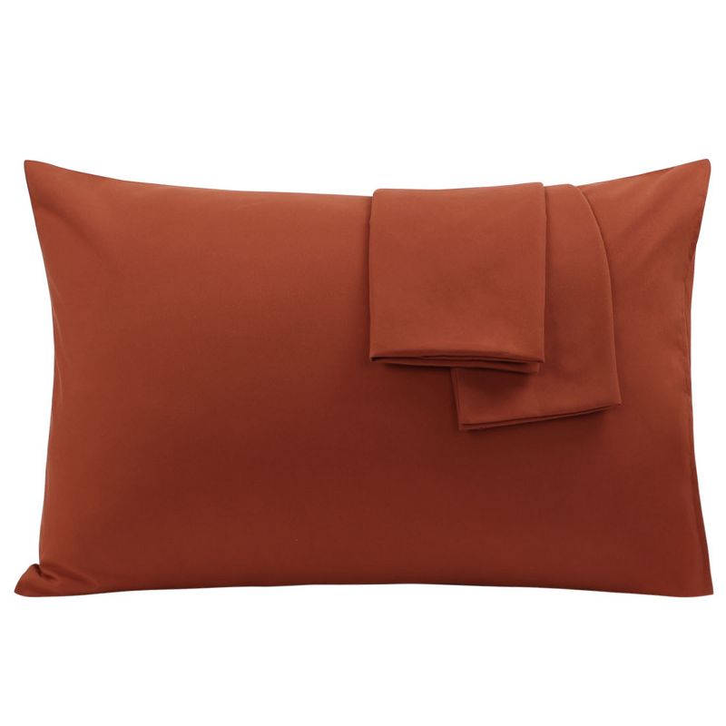 PiccoCasa Luxury 1800 Brushed Microfiber Pillowcases 2 Pcs, 1 of 8